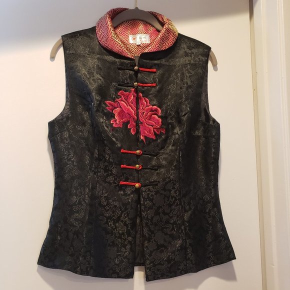 Lian Lin Tops - Lian Lin Vintage embroidered chinese blouse.  L